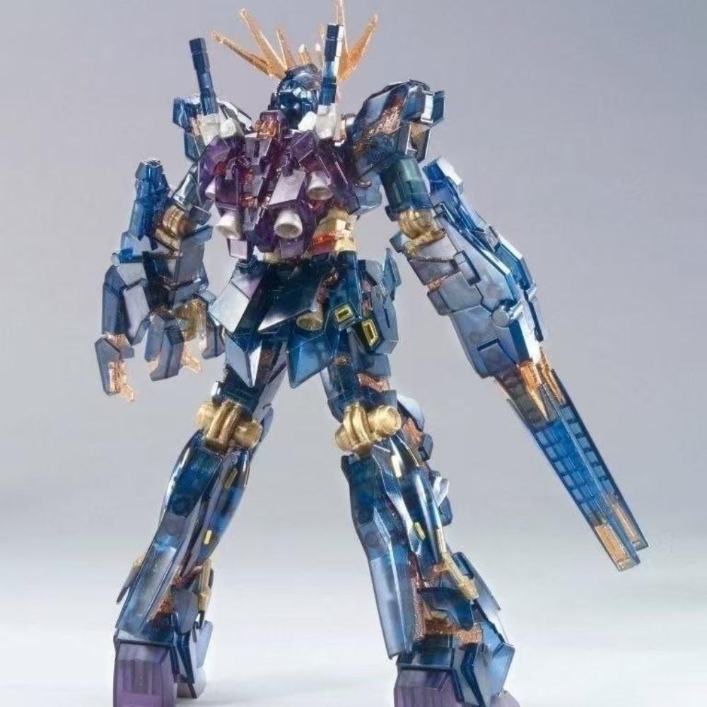 New XINGDONG Model 1/144 HG Unicorn Banshee Limited Color-transparent Theatrical Version Assembly Model Kit Action Figure Model