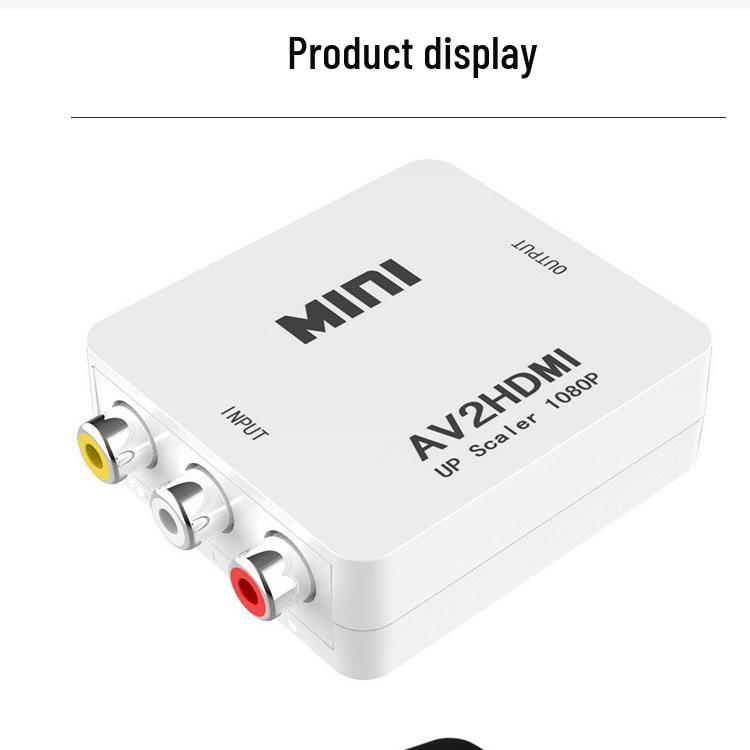 AV to HDMI Converter: High-Definition, 1080P Support