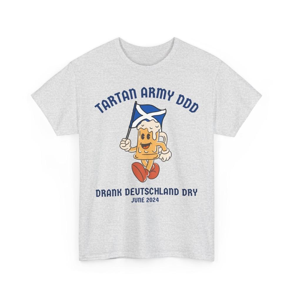 Tartan Army #039;Drank Deutschland Dry#039; TShirt • Euro 2024. No Scotland No Party. Unisex T-Shirt M