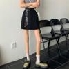 A-line Skirt Fashion Trend Y2k Jean Summer Ins Design Sense Slit High Waist Denim Short Skirt Female All-match Slim Bag Hip