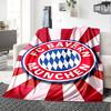 Bayern Munich Crest Blanket Warmthful Decor Perfect for Chair Bed Office Chair All-Season Use Stylish Decor Suitable for Gifting Relatives and Friends