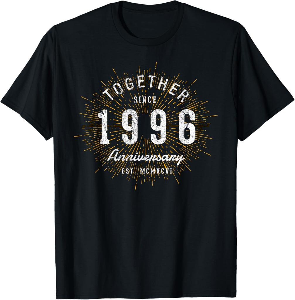 29 Year Old Gifts Vintage 1996 Limited Edition 29th Birthday TShirt Streetwear Clothing Customizable Summer Tops