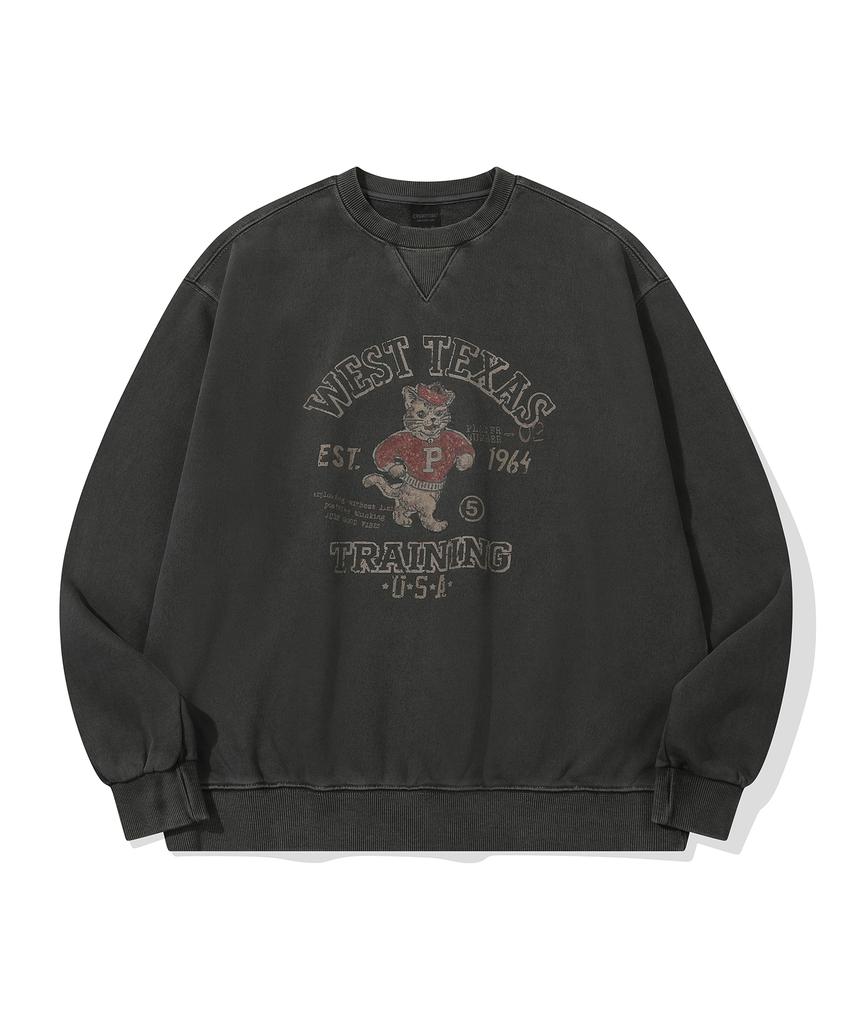 CPGN STUDIO Westtom Pigment Sweatshirt Smoked Black