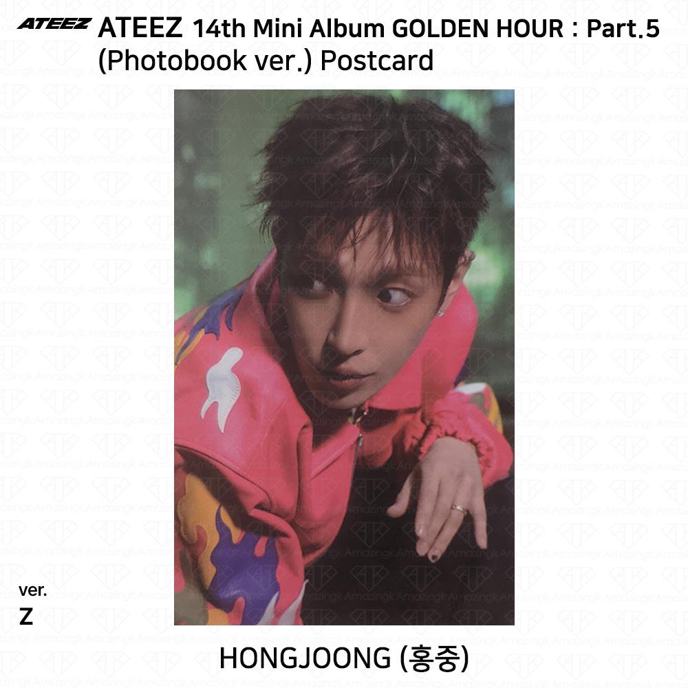 ATEEZ 14th Mini Album Golden Hour Part.5 Photobook ver. Photocard Z VER