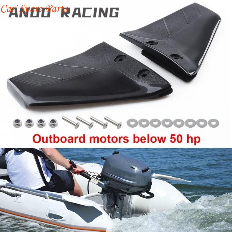 Y4UA Outboards Dorsals Fins Wing StingsRay Hydrofoil Stabilizer for 4-50HP Motors