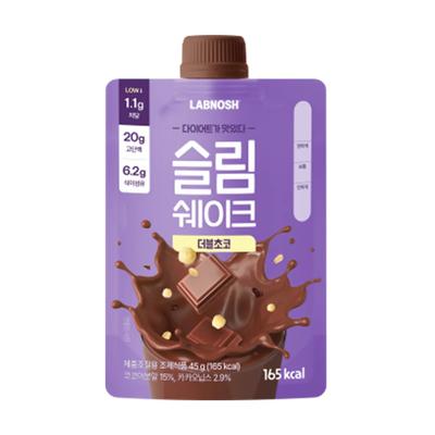 LABNOSH Slim shake #Dubbele Choco 45g