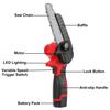 6-Inch Mini Cordless High-Power Electric Chain Saw Garden Tree Feller Wood Cutting Machine