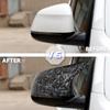For BMW F25 X3 F26 X4 F15 X5 F16 X6 2014 15-18 Bright Black Caps Carbon Fiber Style Auto Car Rear View Side Mirror Cover Trim
