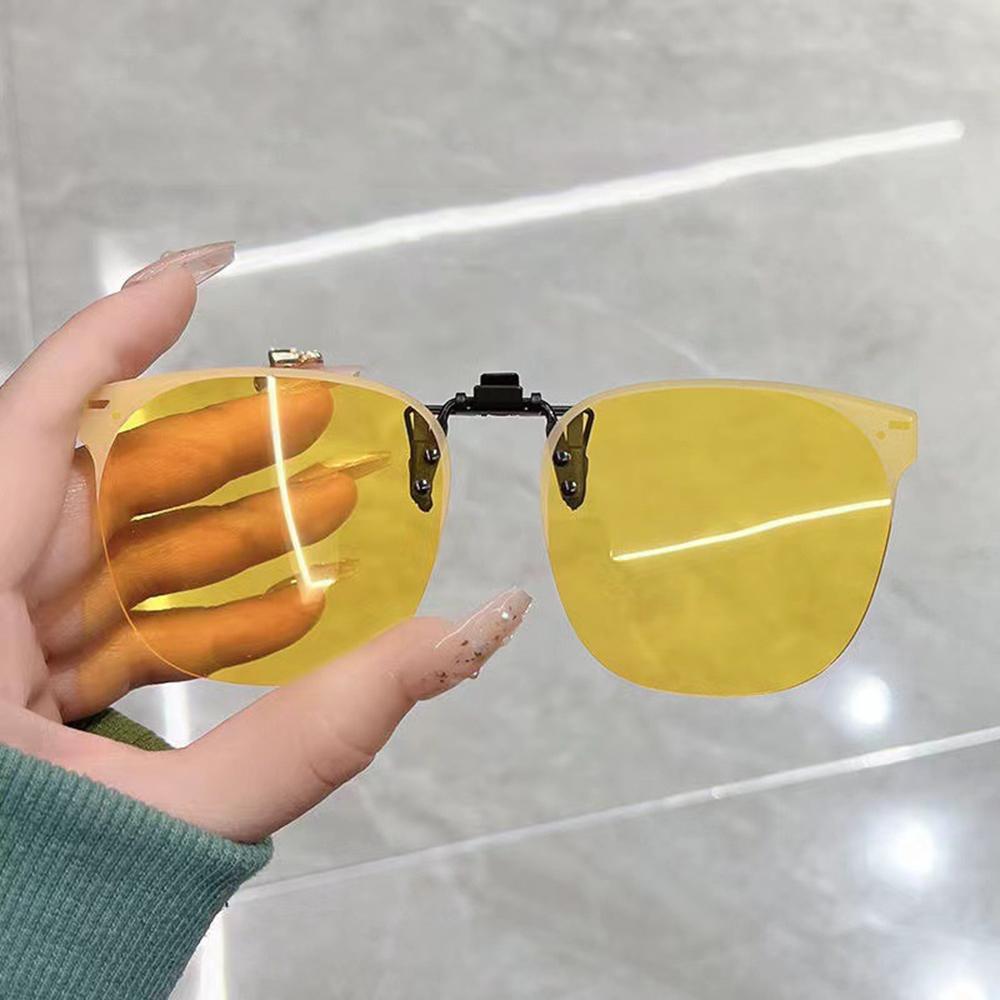 Glasses Clip Polarized Glasses Clip On Sunglasse Flip Up Glasses TAC Polarized For Business Travelling Home