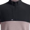 Under Armour Storm FW24 Drive Sweater Fleece Color Block Fashion Comfortable College Style Stand Collar Waterproof Hoodie Men Hoodie Gray 1387121-015