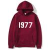 High Street 1977 Trendy Brand Fashion Printed Hooded Sweater Men's and Women's Jacket Couples Sweatshirt