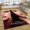 Die Twilight Saga Edward Bella Teppich für Schlafzimmer Wohnzimmer Zuhause Sofadekoration, Kinderspiel Große Dekor Bodenmatte Geschenk
