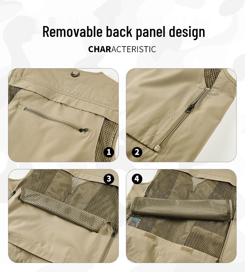 Vestă de siguranță reflectorizantă cu buzunare multiple pentru salvare de urgență și comunicare