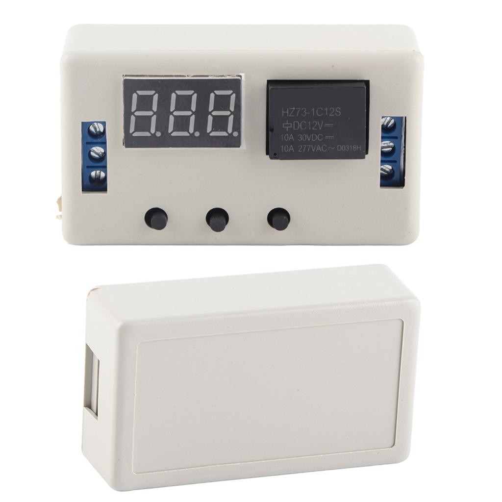 12V LED-Anzeige Einstellbares Zeitrelais Automatisierungssteuerungsschaltermodul