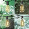 Solar LED Retro ST38 G40 Outdoor Waterproof String Lights for Camping and Courtyard Atmosphere