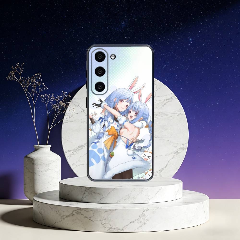 Holo-Usada Pekora Phone Case For Samsung Galaxy A73,A72,A71,A70,A53,A52,A51,Others Soft Black Cover Samsung a32 4g