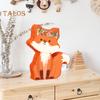 Fuchs Geburtstagsparty Pinata Waldthema Pinata mit Stock Augenbinde Konfetti für Tier Fuchs Themen Geburtstagsparty Baby Shower Deko