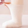 Baby Thickened Terry Socks For Girls Boys  Autumn Winter Newborn Warm Boneless Sock Cute Ear Candy Color Stockings 0-5Years