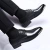 Fashion luxury Business Wedding Derby Men's Leather Shoes Minimalist and versatile styles Outdoor men's shoes for parties and office