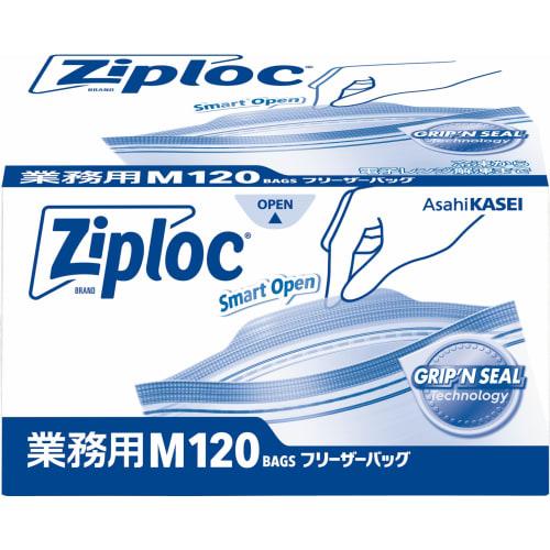 

Ziploc Asahi Kasei Home Products Commercial Ziploc Freezer Bags, Value Pack, Medium, 120 count