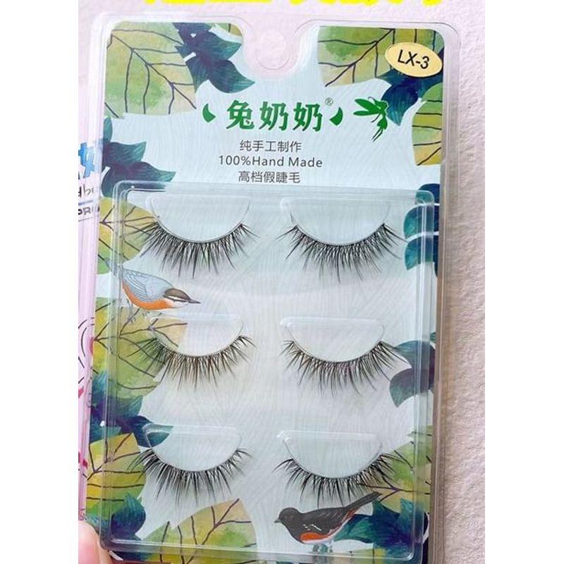 Mogugu - Set of 3 Pairs: Natural Wispy False Eyelashes