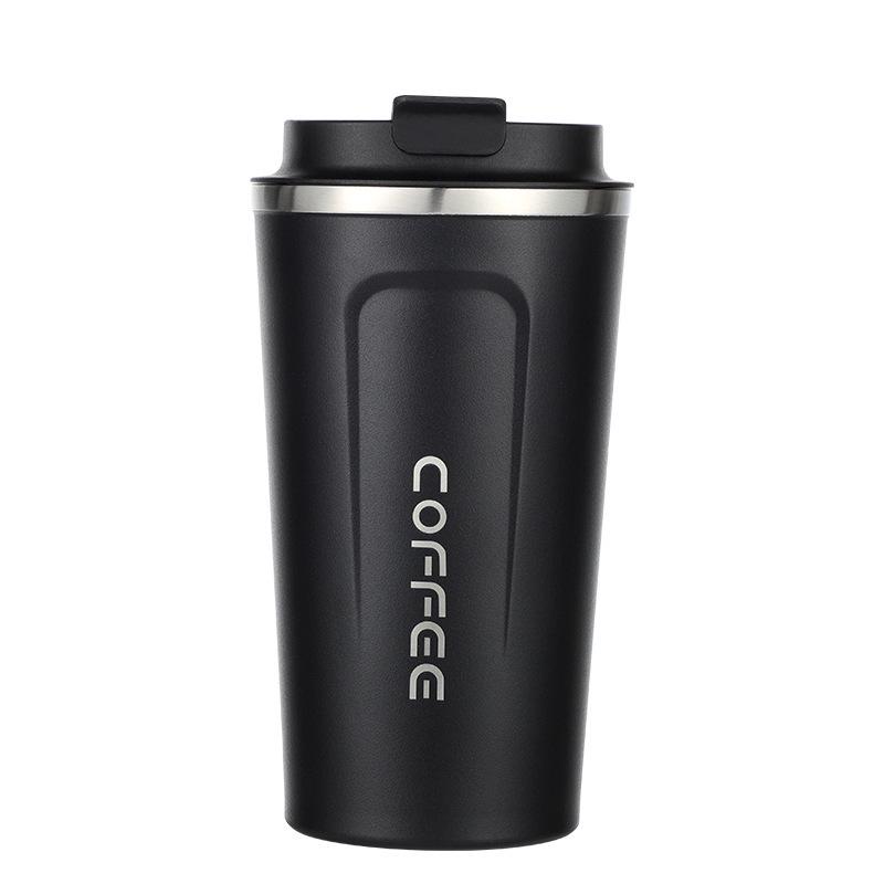Stylish 304 Stainless Steel Thermos Coffee Cup - Portable for Office, Outdoor, and Car Use