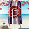 Toalha de Praia Estampa Chicago Cubs, Toalha Grande Macia de Secagem Rápida para Praia Camping Natação