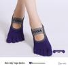 Women's Non-Slip Five-Finger Yoga & Pilates Socks – Summer Short Thin Fitness & Dance Socks