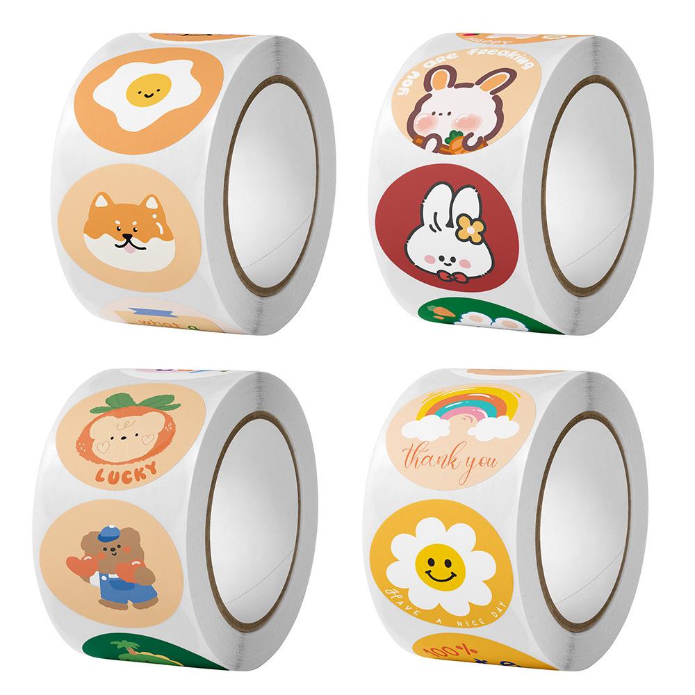 High-Standard 500Pcs/Roll High-Standard Reward Premium-Quality Stickers Top-Grade For Youngsters Top-Grade Children Superior-Grade Kindergarten