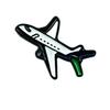 Charming Airplane Brooch: Fashionable Metal Cartoon Passenger Plane Accessory
