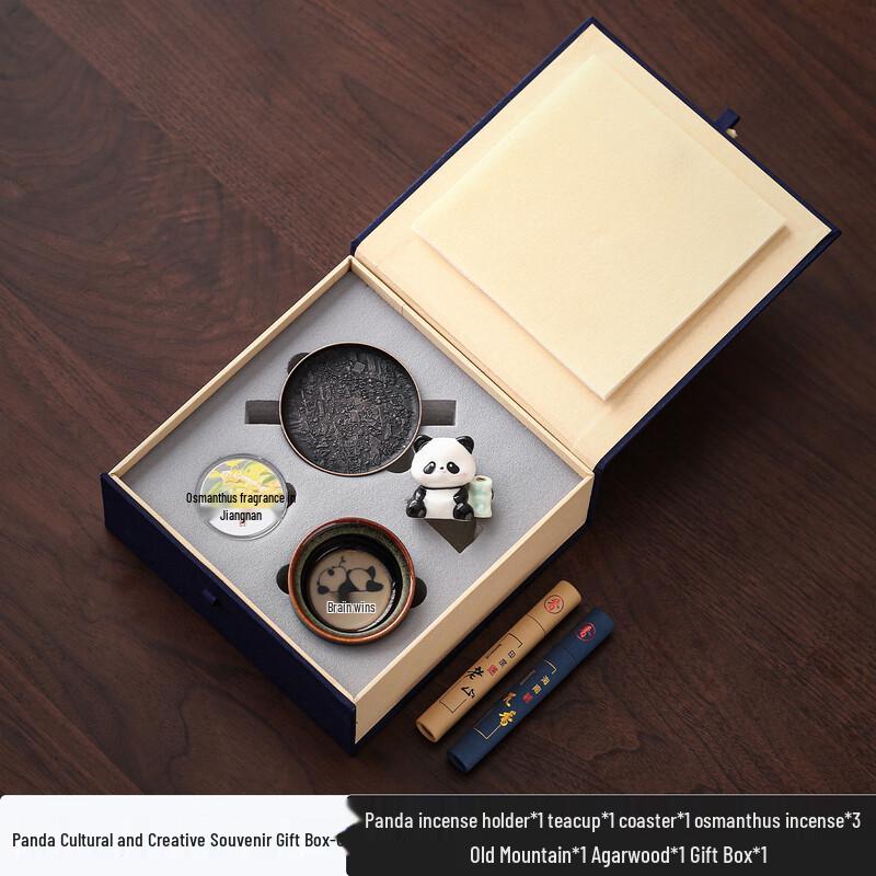 

Panda Theme Ceramic Tea Set Gift Box