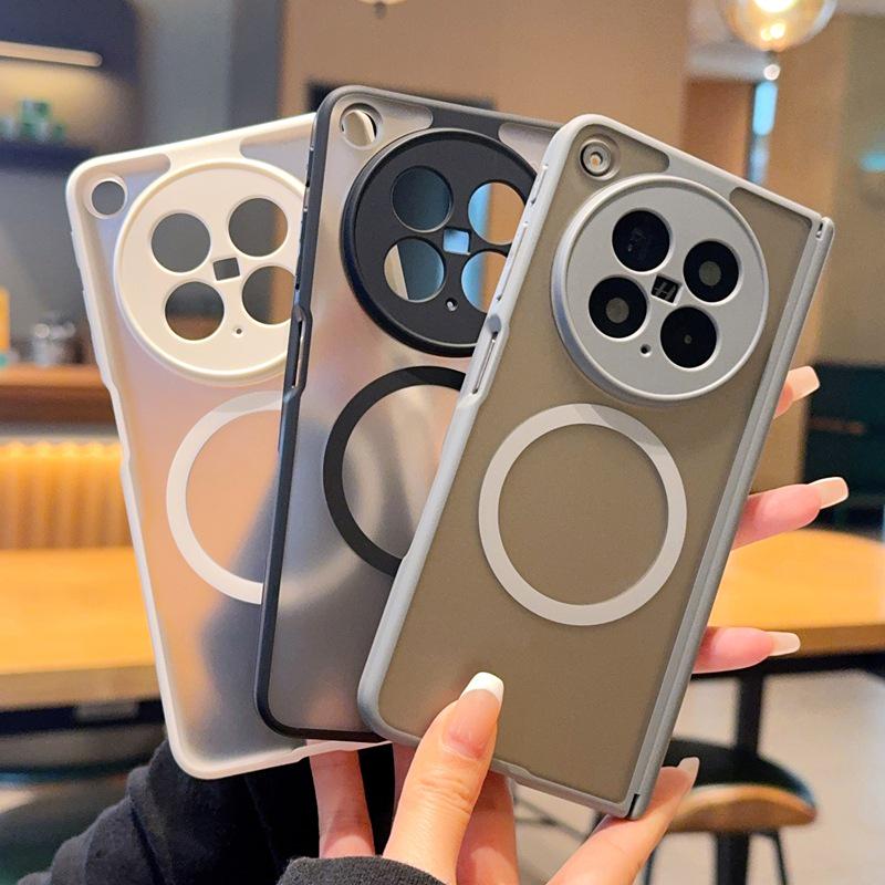 Oppo Find N6 & Honor Magic V6 Dual-Axis Matte Magnetic Phone Case