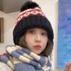 Phil knitted wool hat autumn and winter small warm ear protection foreign style Lei Feng hat hat fashion show face island women versatile
