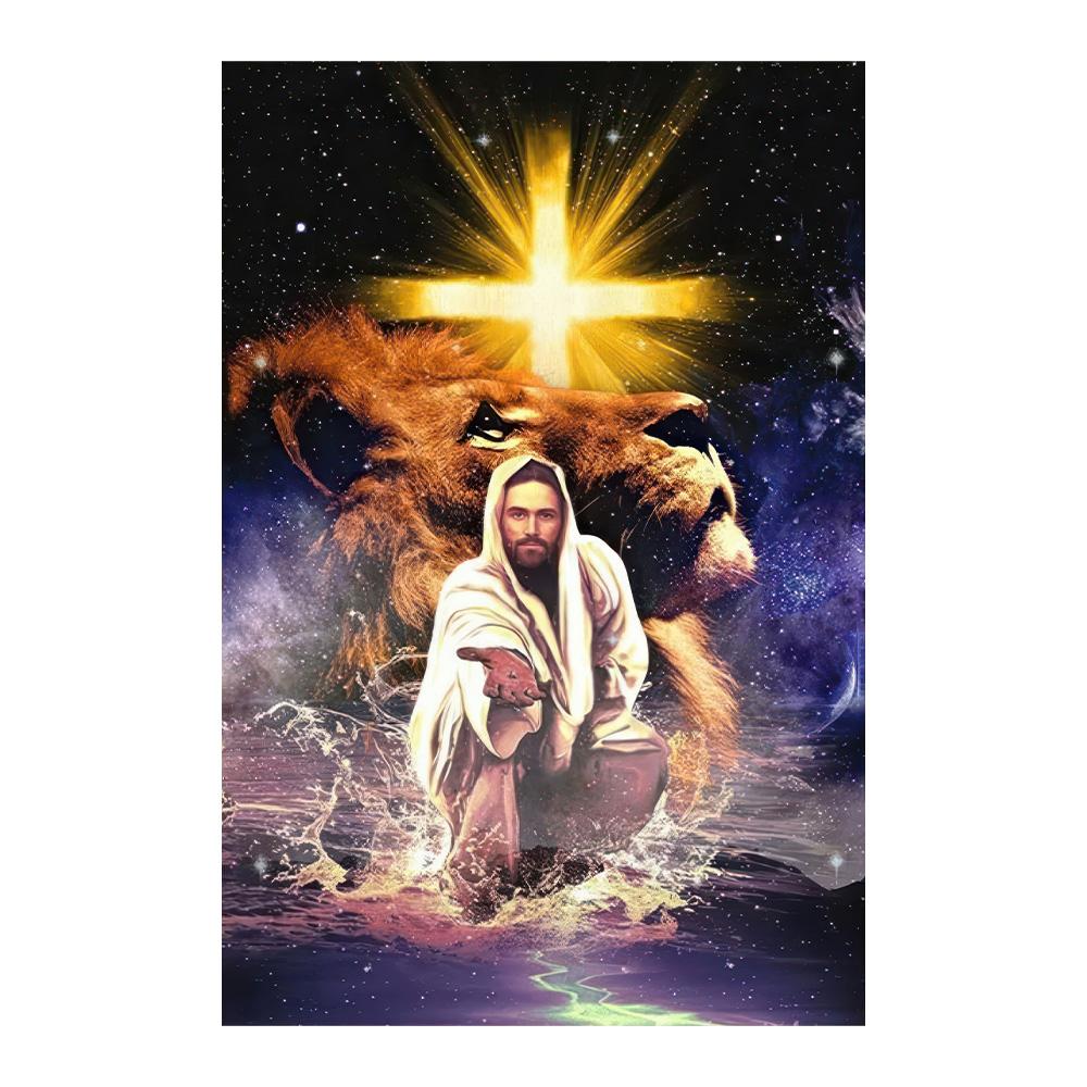Jezus Christelijke Hand van God Canvas Schilderij Religieuze Posters en Prints Muurkunst Lam van God Afbeeldingen Kamer Huis Decoratie