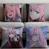 DARLING In the FRANXX Cushion Cover Premium Comfort Reversible Pillow Cove -Two In One Design for Any Room & Car Interior
