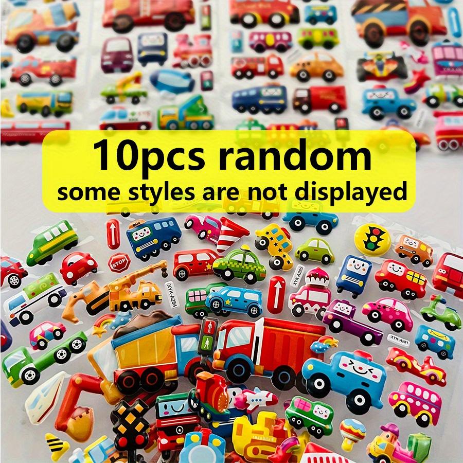 5/10pcs Car Stickers, 3D Puffy Stickers Craft Scrapbooking for Car Lovers, Party Favors, Easy to Peel, Stickers, Christmas JXB