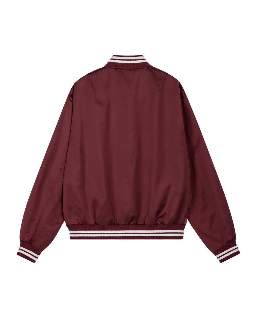Rest&Recreation Rs Nylon Bomber Jacket - Burgundy