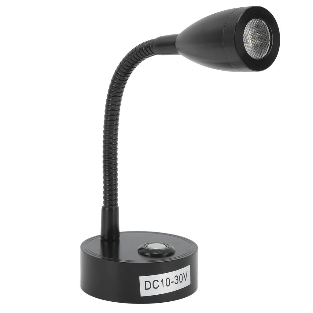 Reading Light DC10V to 30V High Brightness Adjustable Color Temperature LED RV Bedside Lamp for Trucks Campers Ships