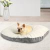 Dog Bed Mat Double-sided Cat Sleeping Pad Pet Cushion with Removable Washable Cover Supportive Pet Bedding for Floor Crate