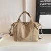 Solid Color Handbag Women's Large Capacity Lightweight Tote Bag Commuter Shoulder Crossbody Bag