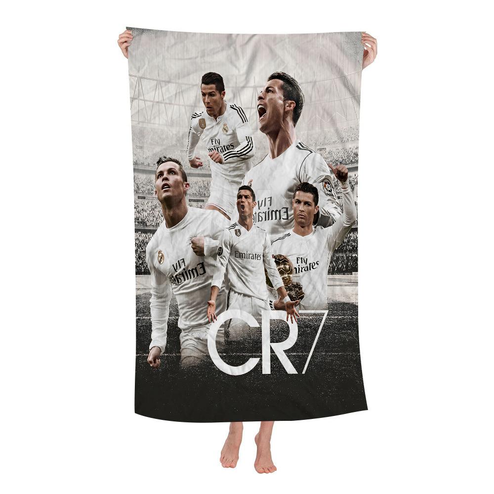 

C-Кріштіану Р-Роналду CR7 Рушник для ванної Мікрофібра М який Водопоглинаючий Дихаючий Для Дівчинки Дітей Декоративний Мультяшний Пляжний Рушник W65*H115(CM)