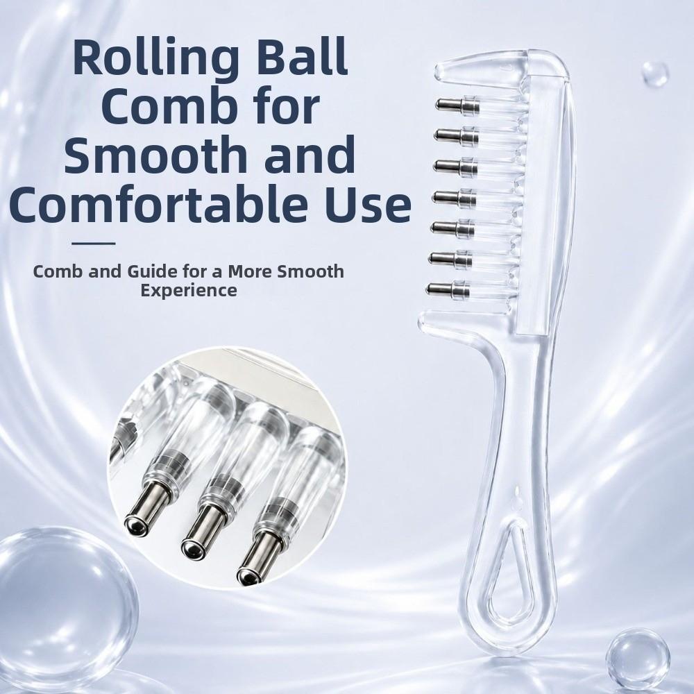 Transparent Scalp Liquid Guide Comb Anti-Frizz Scalp Massage Comb Hair Growth