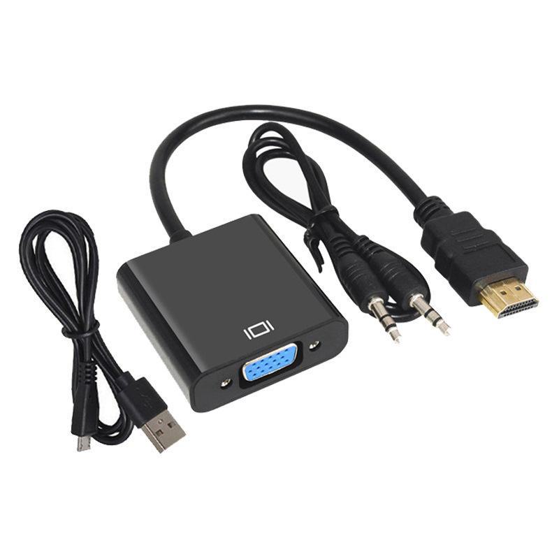 Yushuo HDMI To VGA Converter Cable for Laptops, TVs, and Projectors