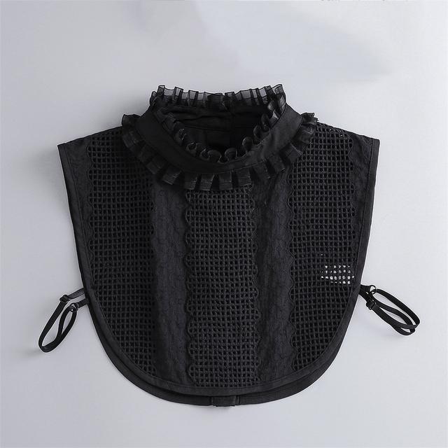 Linbaiway New Lapel Fake Collar Vintage Detachable Shirt Collar for Women Blouse Sweater False Collar Lapel Top Neckwear Ties