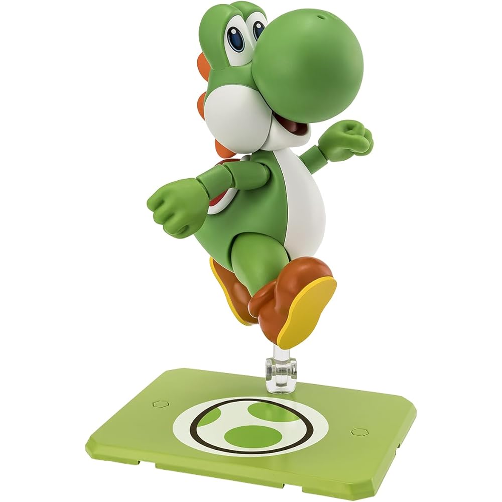 TAMASHII NATIONS S.H. Figuarts Super Mario Yoshi 110mm Painted Action Figure ABS PVC