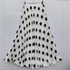 CM Summer South Africa North America Polka Dot Skirt Classic Versatile Skinny Pleated Skirt Long Skirt Women