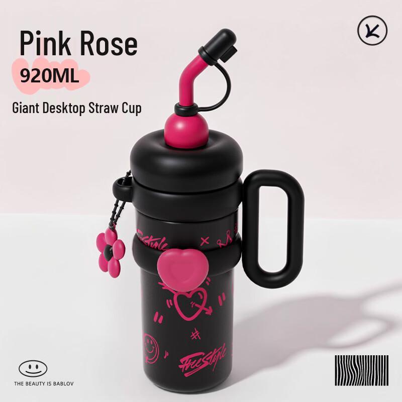 OLOEY Insulated Stainless Steel Straw Cup