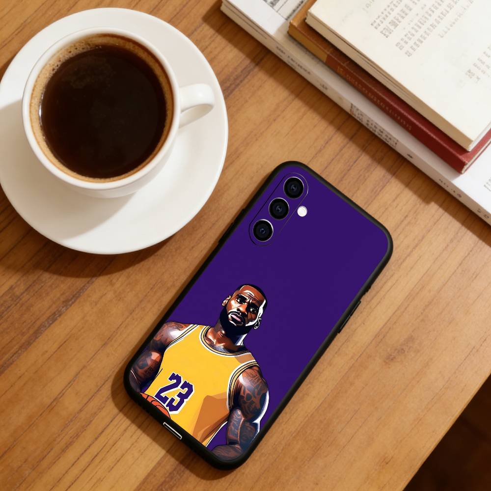 LeBron James Phone Case For Samsung Galaxy A73,A72,A71,A70,A53,A52,A51,Others Soft Black Cover