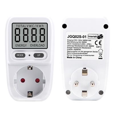 Smart Power Meter Wattmeter Electric Energy Meter Socket Power Consumption Analyzer Electricity Fees Current Measuring Outlet