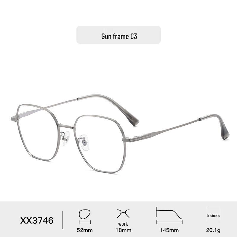 

Унісекс Модні Квадратні Окуляри для Короткозорості з Передовою Металевою Оправою з Відкритою Кулькою